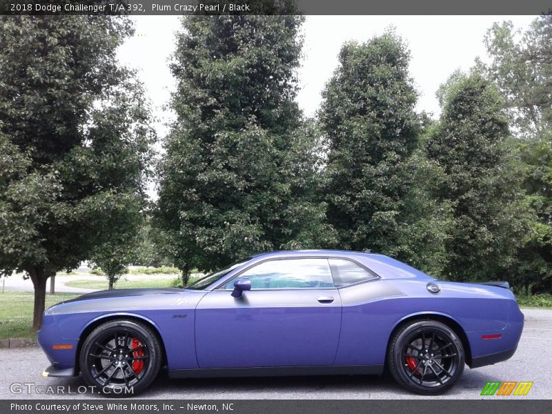 Plum Crazy Pearl / Black 2018 Dodge Challenger T/A 392