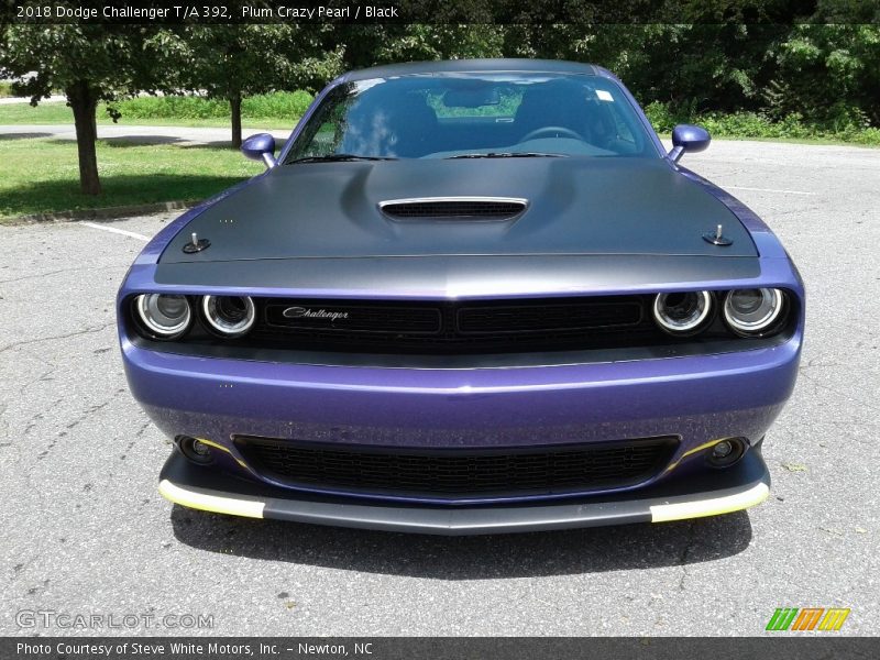 Plum Crazy Pearl / Black 2018 Dodge Challenger T/A 392