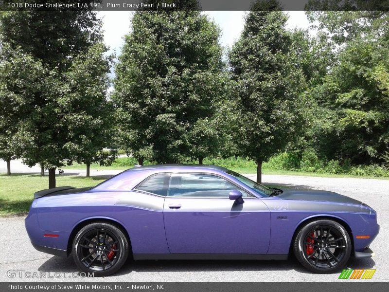 Plum Crazy Pearl / Black 2018 Dodge Challenger T/A 392