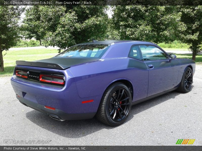 Plum Crazy Pearl / Black 2018 Dodge Challenger T/A 392