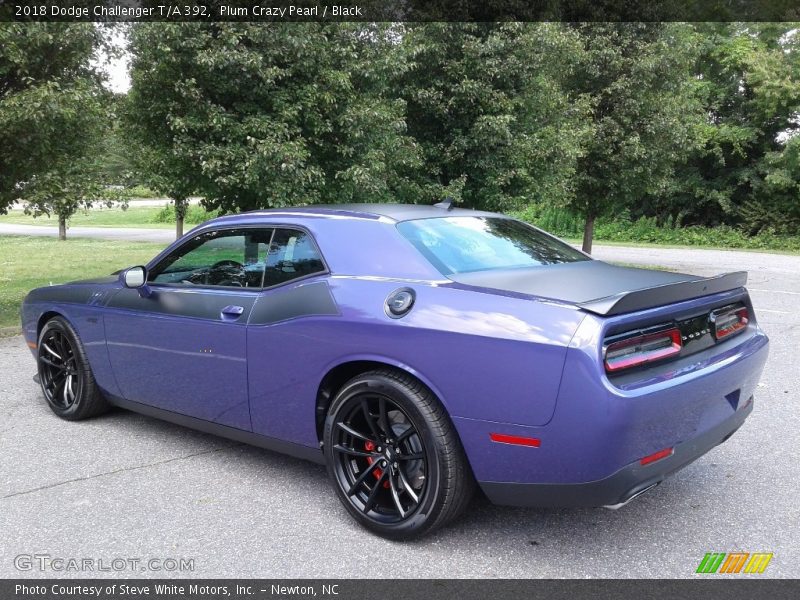 Plum Crazy Pearl / Black 2018 Dodge Challenger T/A 392