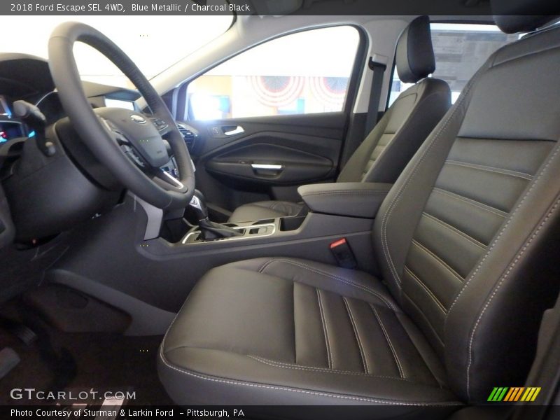 Blue Metallic / Charcoal Black 2018 Ford Escape SEL 4WD