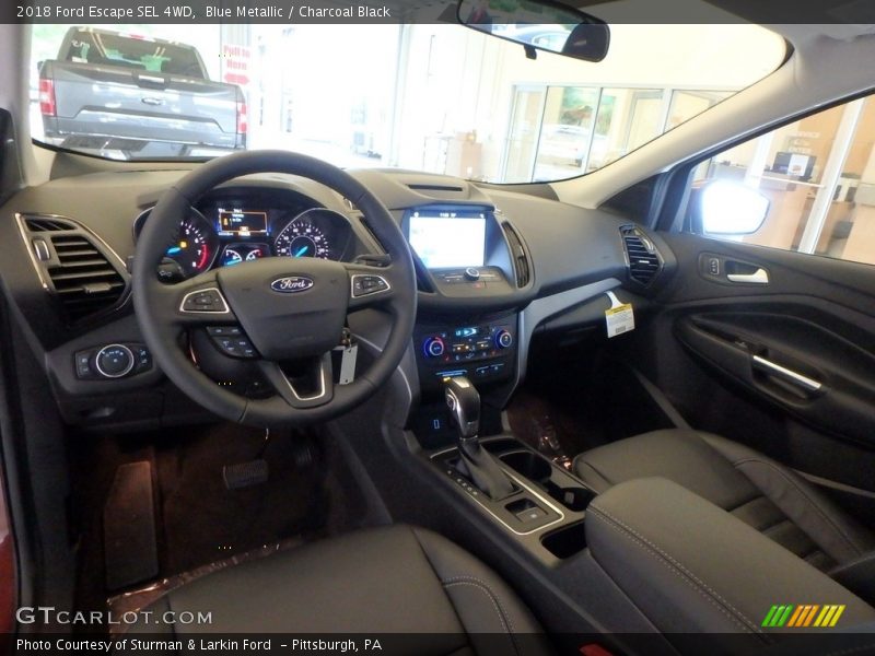 Blue Metallic / Charcoal Black 2018 Ford Escape SEL 4WD