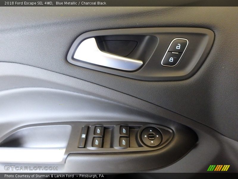 Blue Metallic / Charcoal Black 2018 Ford Escape SEL 4WD