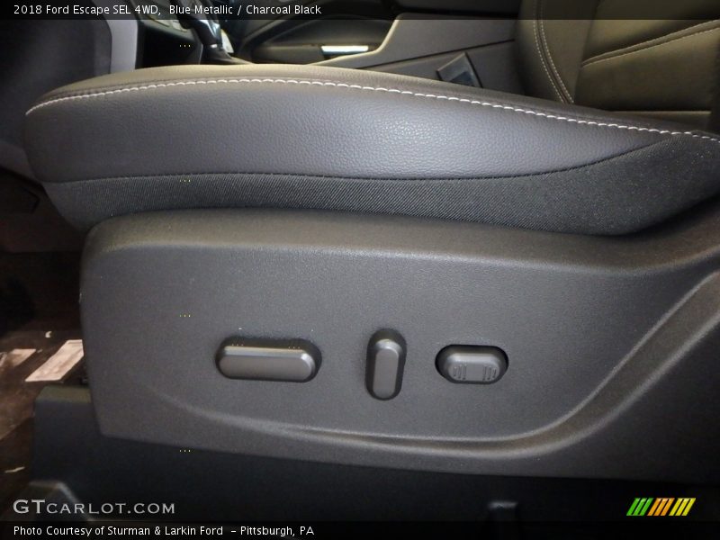 Blue Metallic / Charcoal Black 2018 Ford Escape SEL 4WD