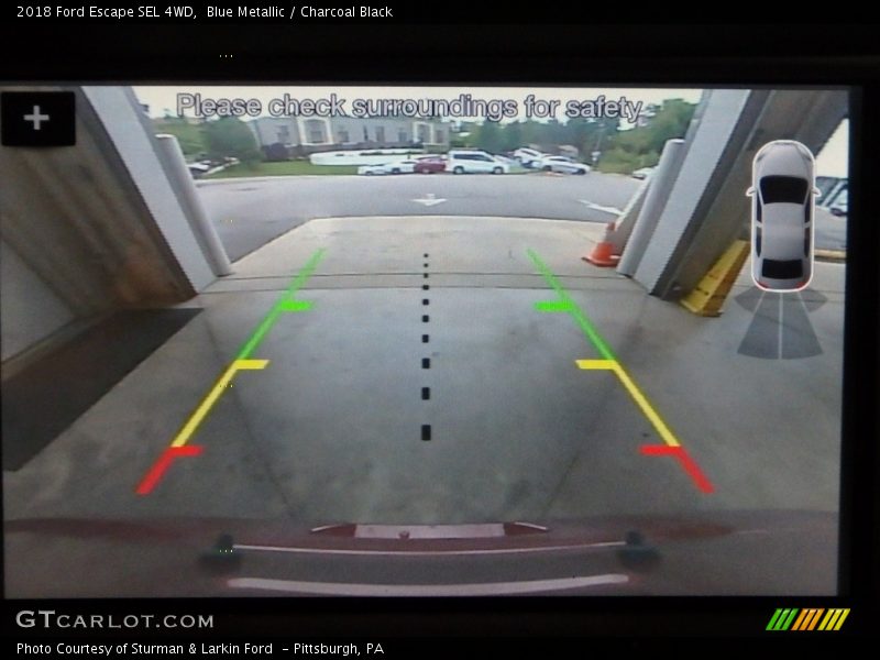 Blue Metallic / Charcoal Black 2018 Ford Escape SEL 4WD