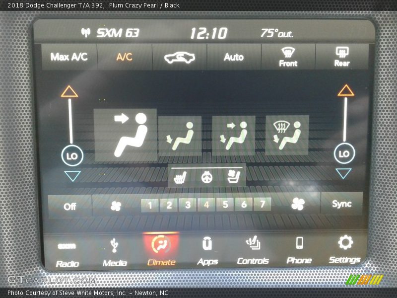 Plum Crazy Pearl / Black 2018 Dodge Challenger T/A 392