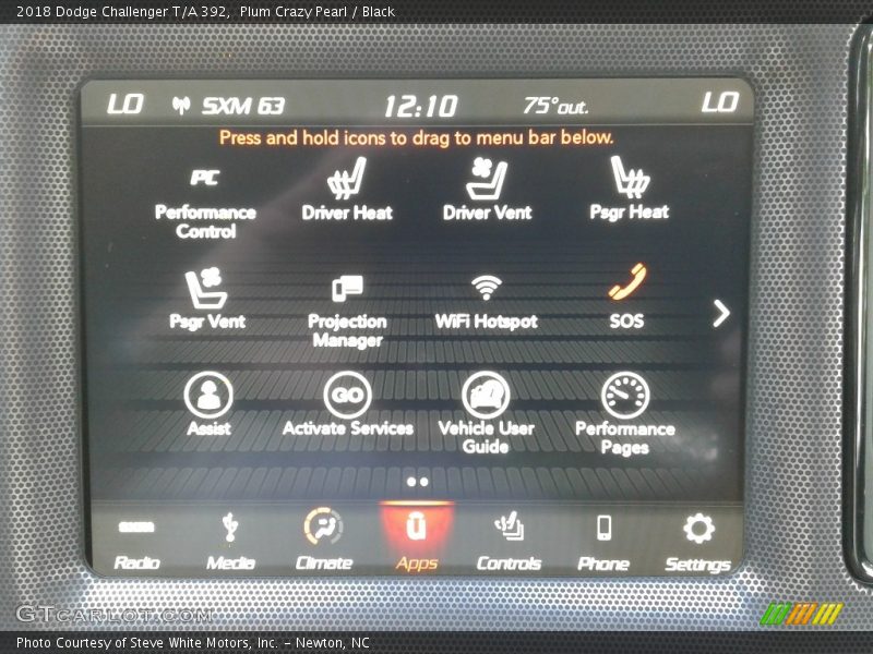Plum Crazy Pearl / Black 2018 Dodge Challenger T/A 392