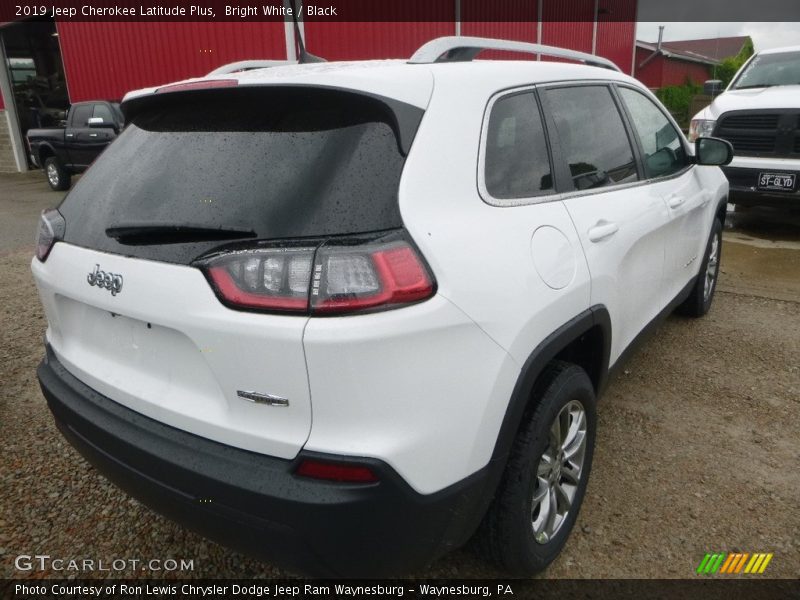 Bright White / Black 2019 Jeep Cherokee Latitude Plus