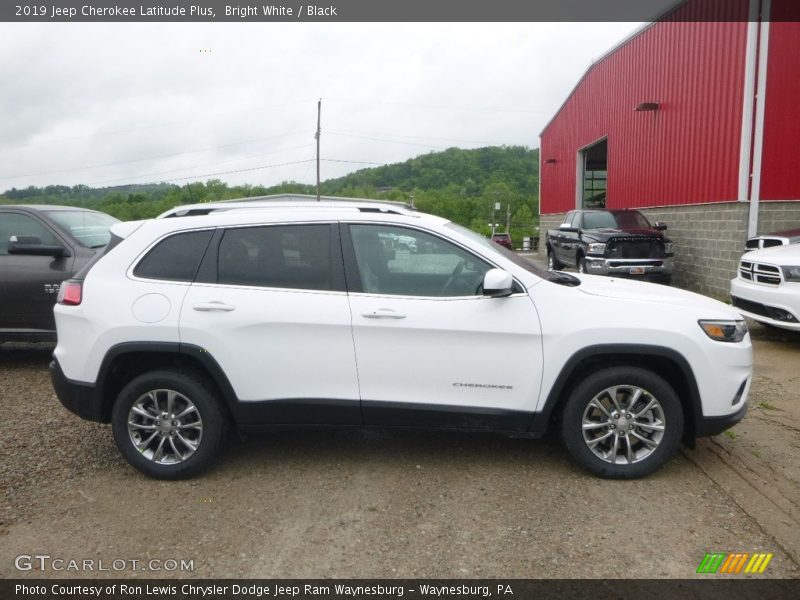 Bright White / Black 2019 Jeep Cherokee Latitude Plus