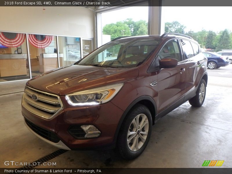 Cinnamon Glaze / Charcoal Black 2018 Ford Escape SEL 4WD