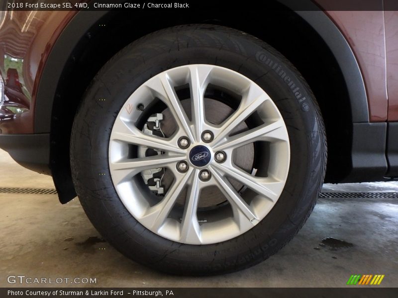 Cinnamon Glaze / Charcoal Black 2018 Ford Escape SEL 4WD