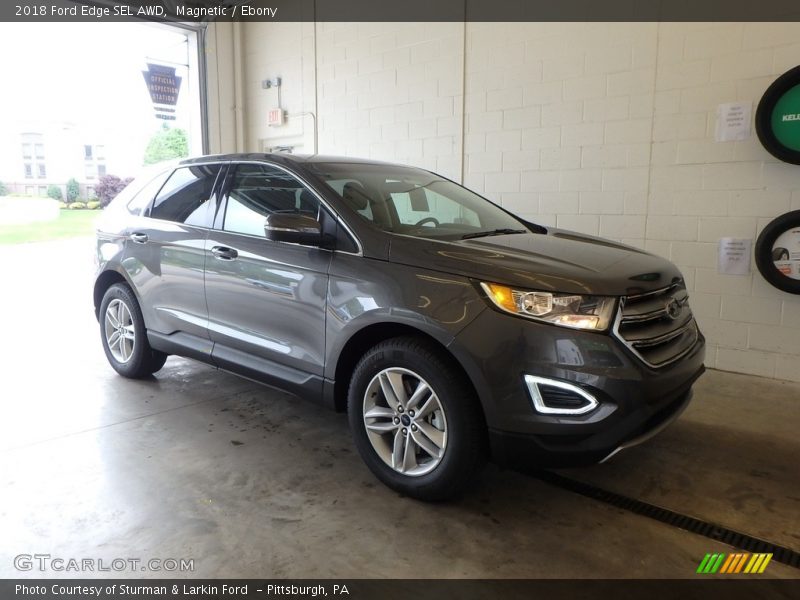Magnetic / Ebony 2018 Ford Edge SEL AWD