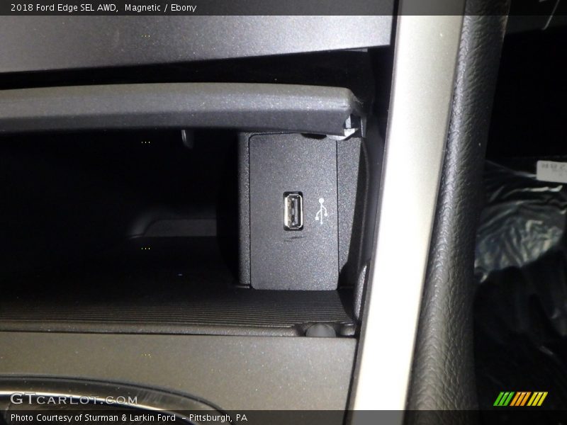 Magnetic / Ebony 2018 Ford Edge SEL AWD