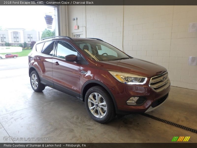 Cinnamon Glaze / Charcoal Black 2018 Ford Escape SEL 4WD