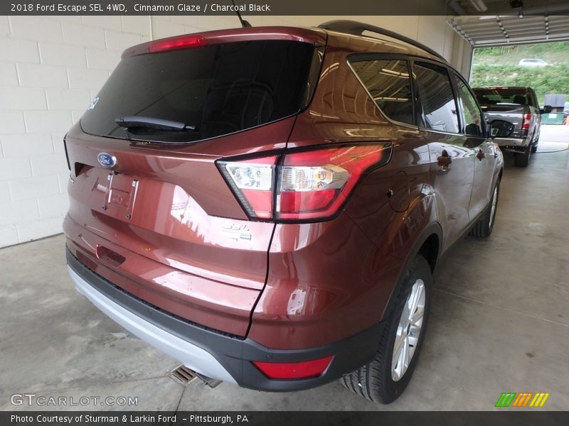 Cinnamon Glaze / Charcoal Black 2018 Ford Escape SEL 4WD