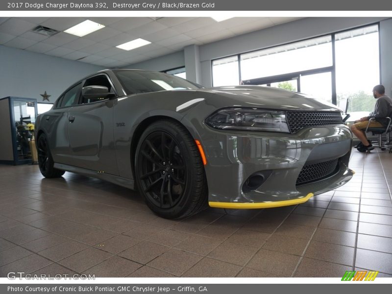 Destroyer Grey / Black/Brazen Gold 2017 Dodge Charger Daytona 392
