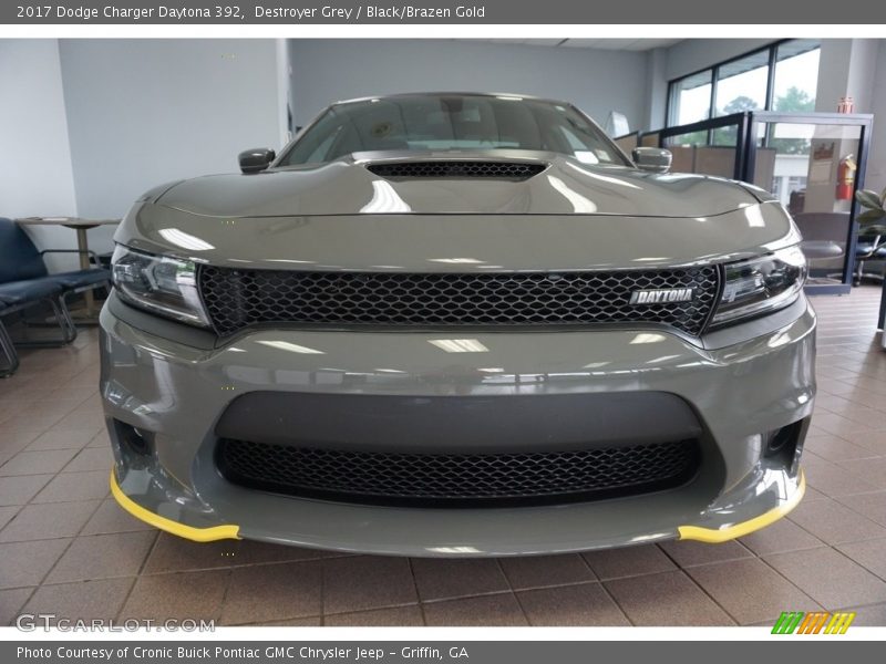 Destroyer Grey / Black/Brazen Gold 2017 Dodge Charger Daytona 392