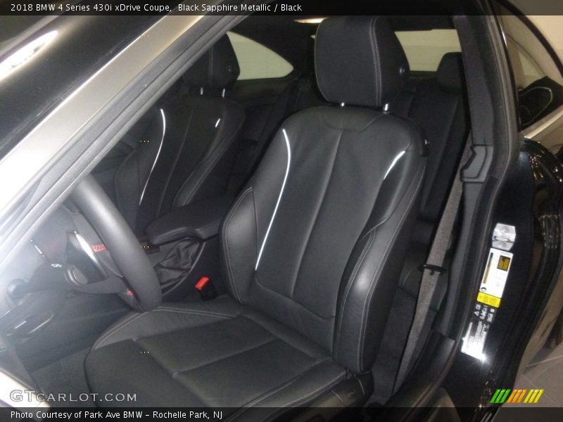 Black Sapphire Metallic / Black 2018 BMW 4 Series 430i xDrive Coupe