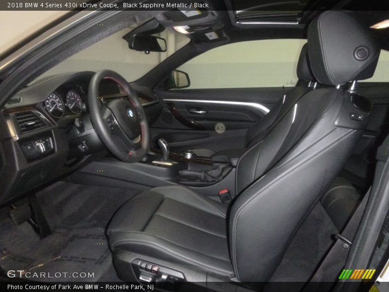 Black Sapphire Metallic / Black 2018 BMW 4 Series 430i xDrive Coupe