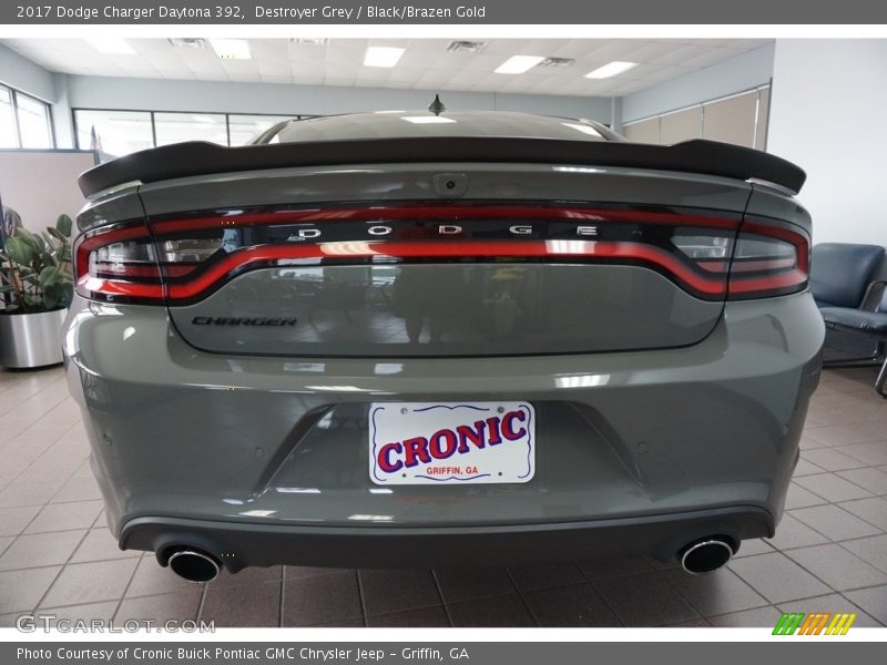 Destroyer Grey / Black/Brazen Gold 2017 Dodge Charger Daytona 392