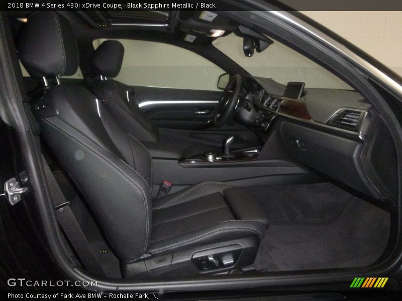 Black Sapphire Metallic / Black 2018 BMW 4 Series 430i xDrive Coupe
