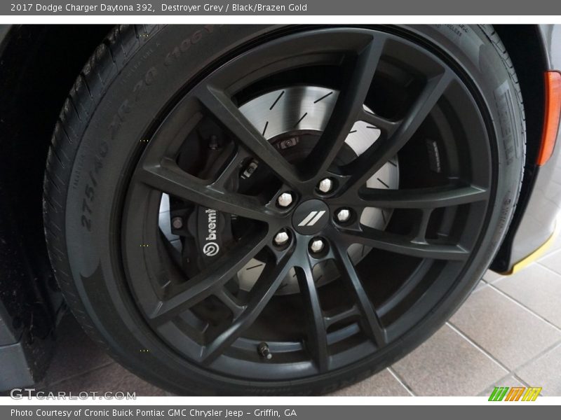 Destroyer Grey / Black/Brazen Gold 2017 Dodge Charger Daytona 392