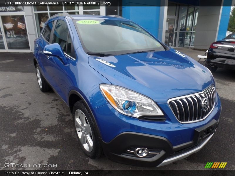 Brilliant Blue Metallic / Ebony 2015 Buick Encore Convenience