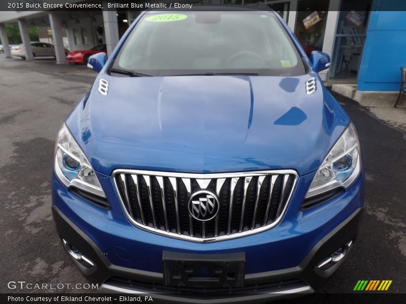 Brilliant Blue Metallic / Ebony 2015 Buick Encore Convenience