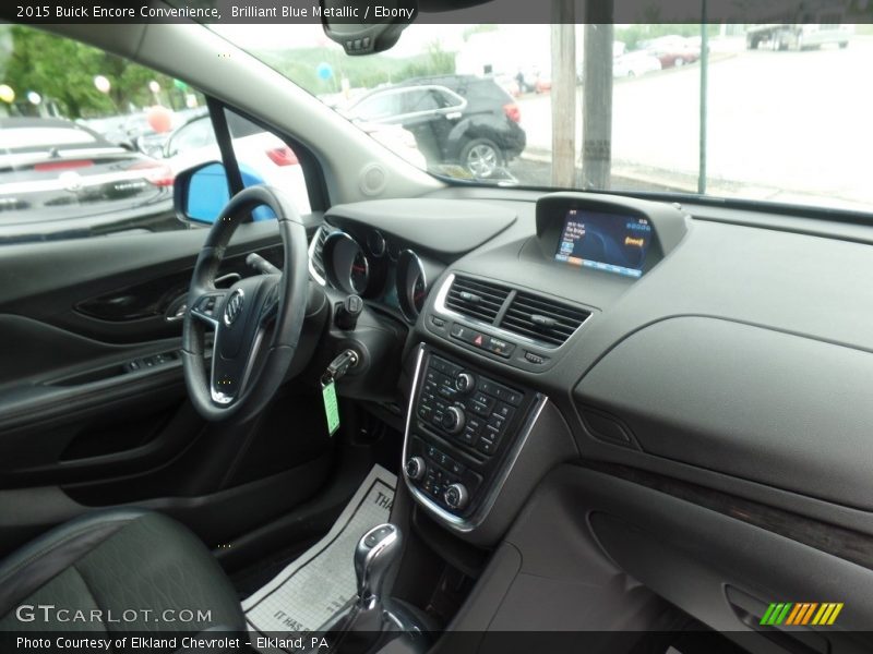 Brilliant Blue Metallic / Ebony 2015 Buick Encore Convenience