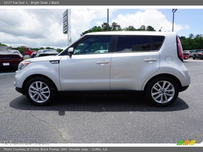 Bright Silver / Black 2017 Kia Soul +
