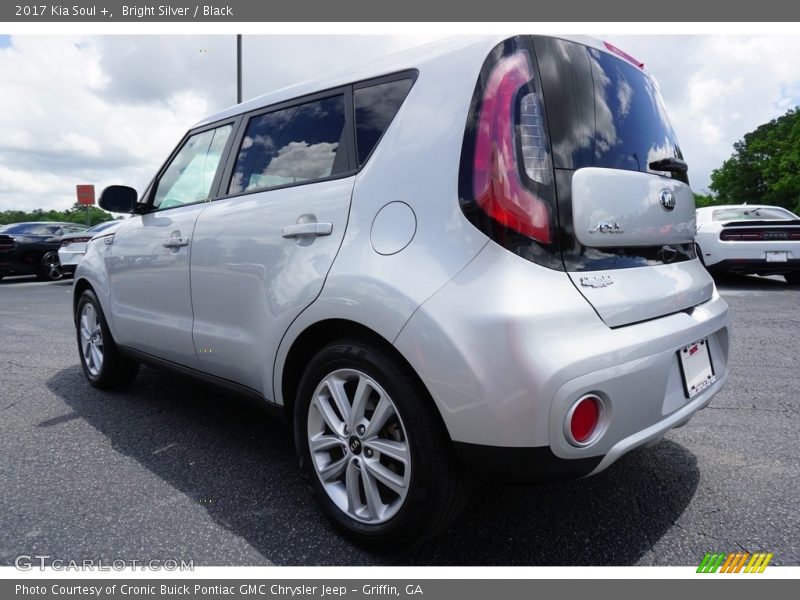 Bright Silver / Black 2017 Kia Soul +