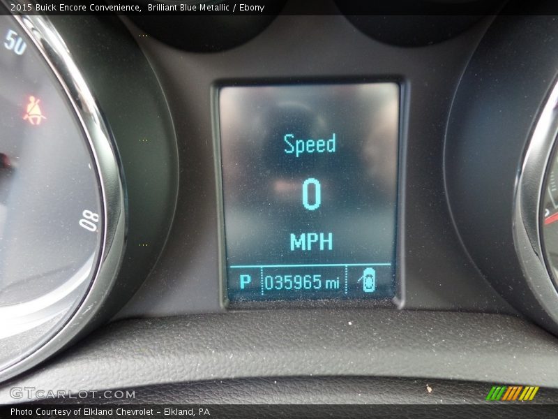 Brilliant Blue Metallic / Ebony 2015 Buick Encore Convenience