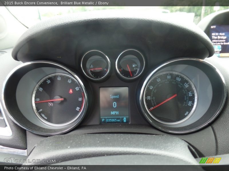 Brilliant Blue Metallic / Ebony 2015 Buick Encore Convenience