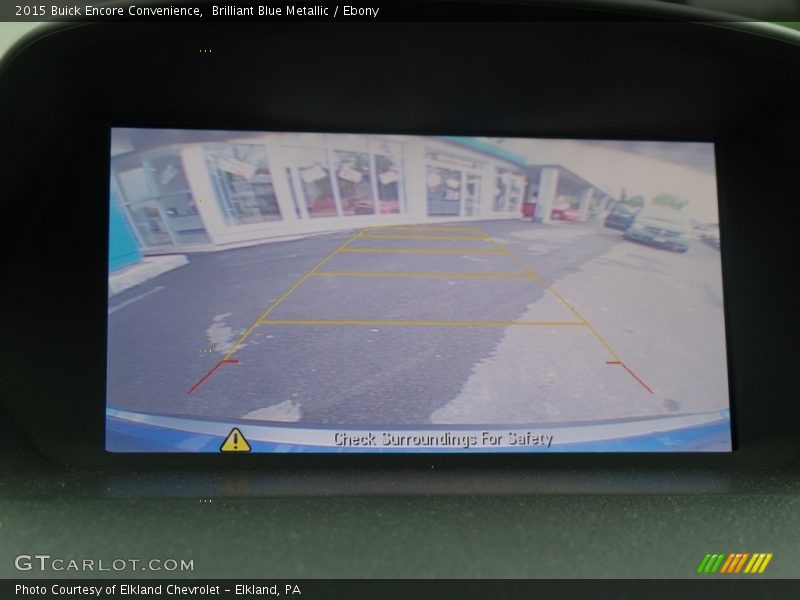 Brilliant Blue Metallic / Ebony 2015 Buick Encore Convenience