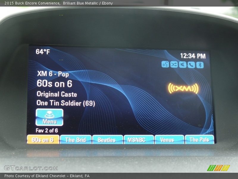 Brilliant Blue Metallic / Ebony 2015 Buick Encore Convenience