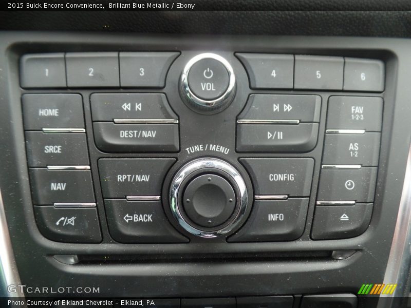 Brilliant Blue Metallic / Ebony 2015 Buick Encore Convenience