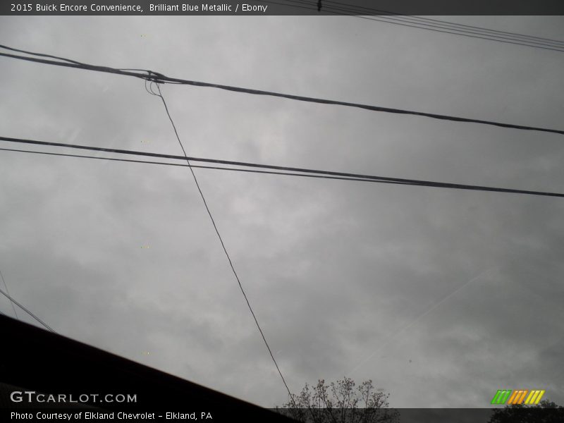 Brilliant Blue Metallic / Ebony 2015 Buick Encore Convenience