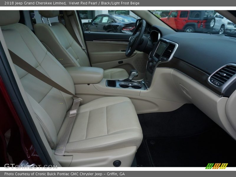 Velvet Red Pearl / Black/Light Frost Beige 2018 Jeep Grand Cherokee Limited