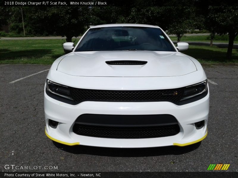 White Knuckle / Black 2018 Dodge Charger R/T Scat Pack