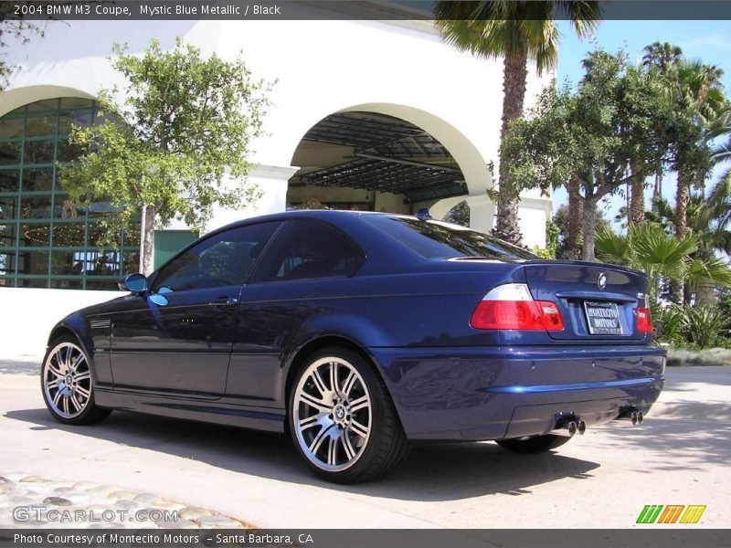 Mystic Blue Metallic / Black 2004 BMW M3 Coupe