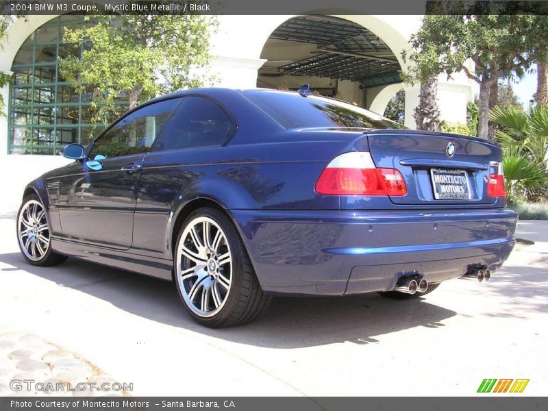 Mystic Blue Metallic / Black 2004 BMW M3 Coupe