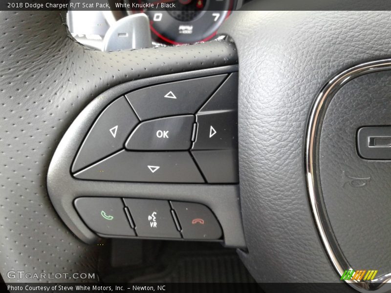 White Knuckle / Black 2018 Dodge Charger R/T Scat Pack