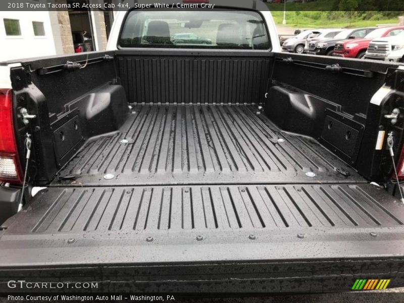 Super White / Cement Gray 2018 Toyota Tacoma SR Access Cab 4x4
