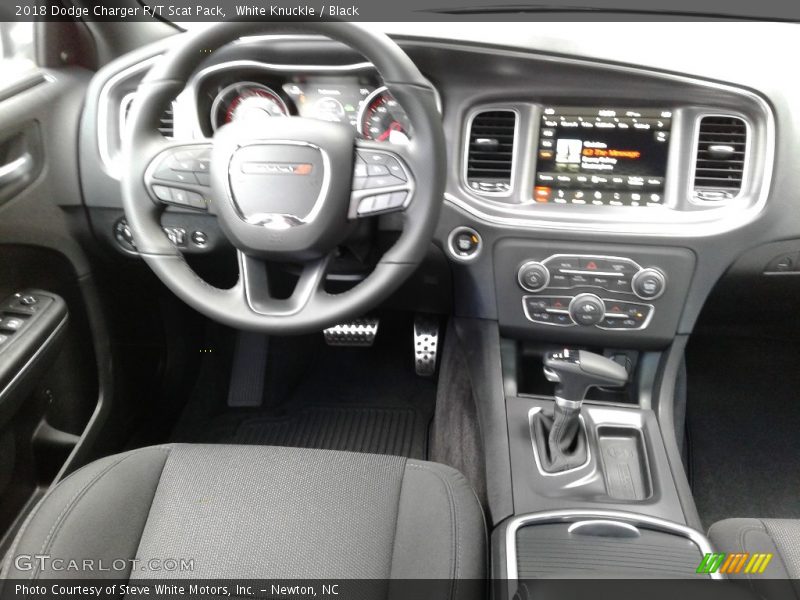 White Knuckle / Black 2018 Dodge Charger R/T Scat Pack