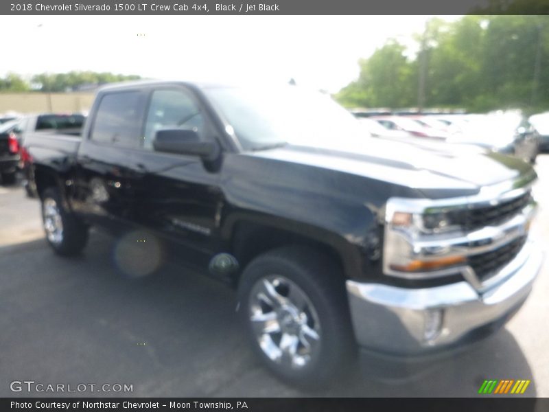 Black / Jet Black 2018 Chevrolet Silverado 1500 LT Crew Cab 4x4