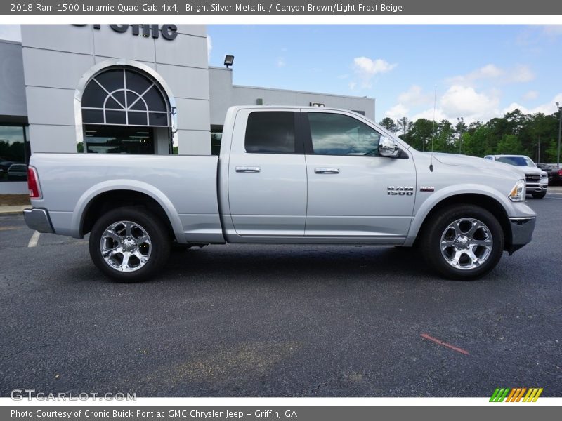  2018 1500 Laramie Quad Cab 4x4 Bright Silver Metallic