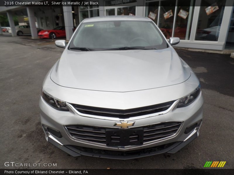 Silver Ice Metallic / Jet Black 2016 Chevrolet Malibu LT