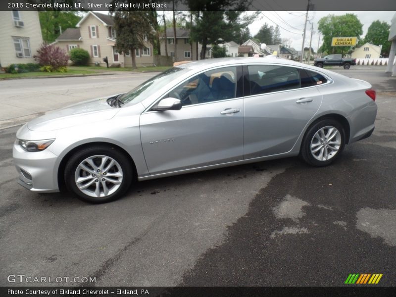 Silver Ice Metallic / Jet Black 2016 Chevrolet Malibu LT