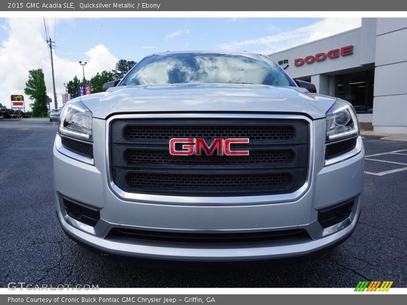 Quicksilver Metallic / Ebony 2015 GMC Acadia SLE